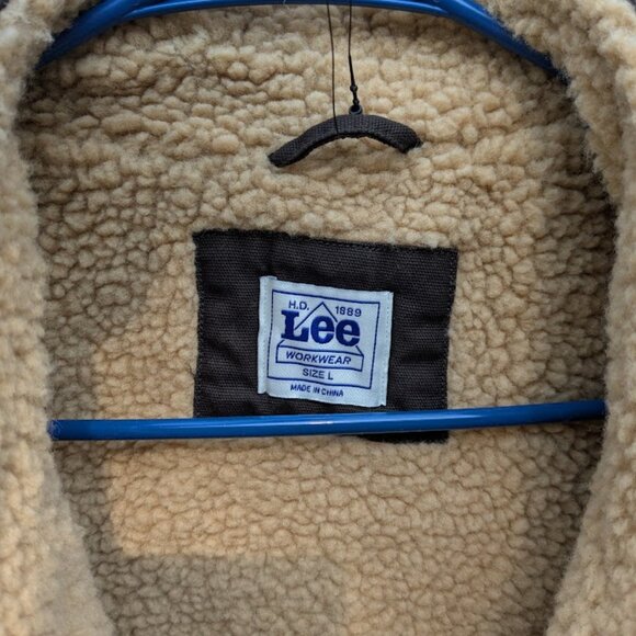 NWT! Lee Workwear Men's Sherpa Lined Workwear Vest - Picture 9 of 16